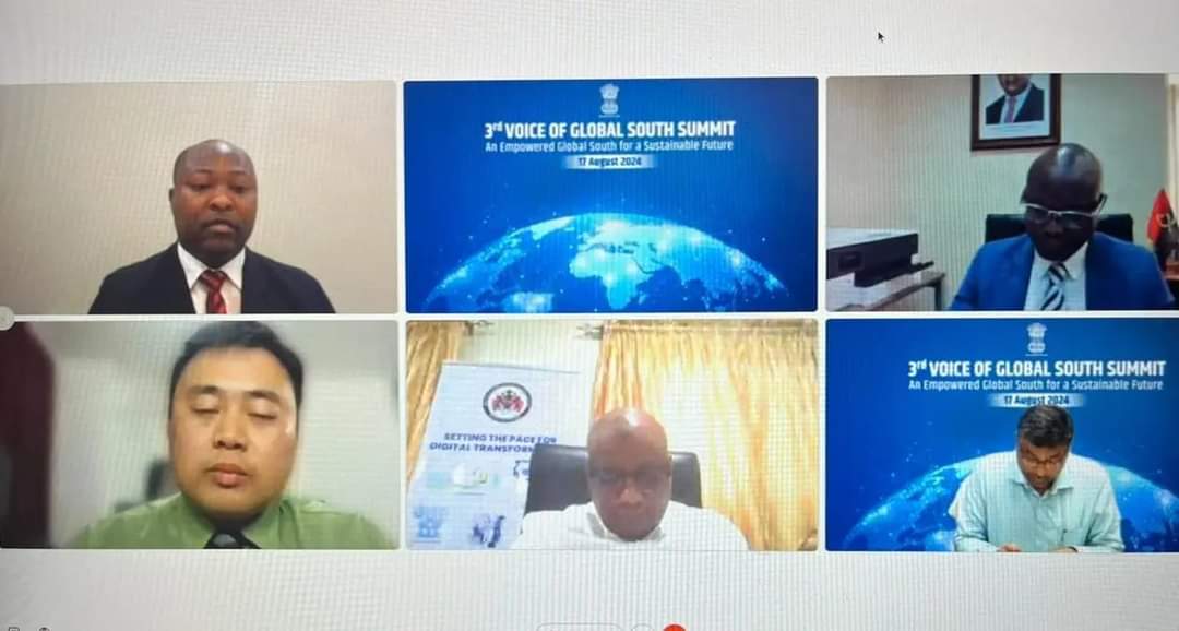 Mr Cory Belfon, Permanent Secretary of Ministry for Digital Transformation, attended the  Information & Technology Ministers’ Session on the theme, ‘DPIs for Development- A Global South Approach’, under the 3rd #VoiceOfGlobalSouth Summit on 17 August, 2024. 